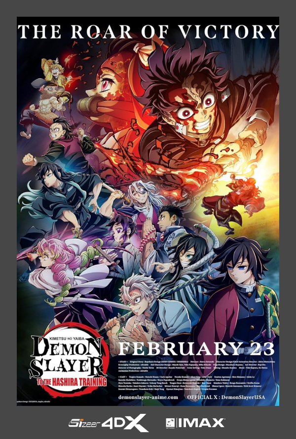 Demon Slayer: Kimetsu no Yaiba To the Hashira Training poster