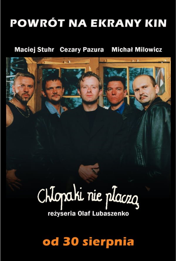 Chłopaki nie płaczą poster