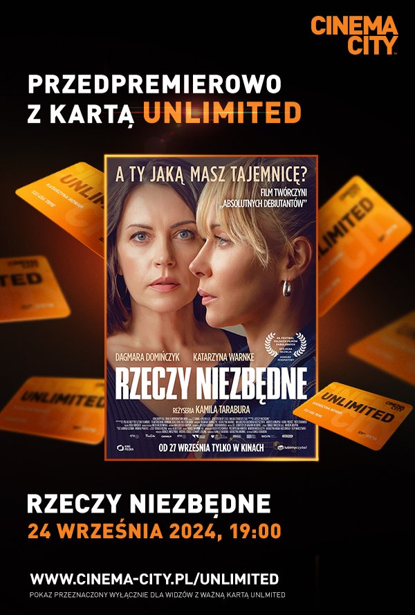 UNLIMITED SHOW - Rzeczy Niezbędne poster