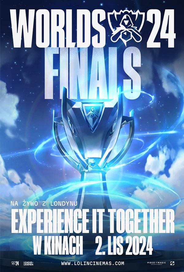 LOL Worlds Final 2024 Cinema Viewing Party poster