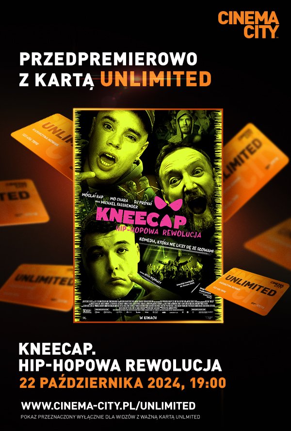 Unlimited Show - Kneecap. Hip - hopowa rewolucja poster