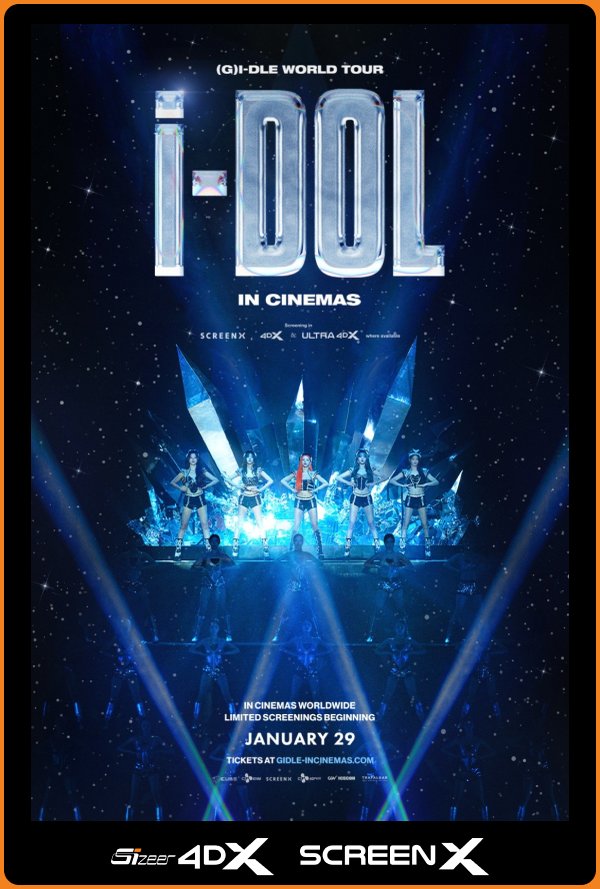 (G)I-DLE WORLD TOUR [iDOL] IN CINEMAS poster